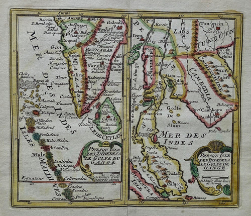 India Maleisië Indochina - J Peeters - 1692