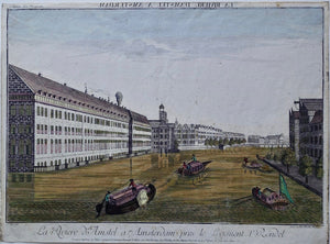 Amsterdam Amstel Herberg Het Rondeel Hotel de l'Europe - JB Winckler - ca. 1780