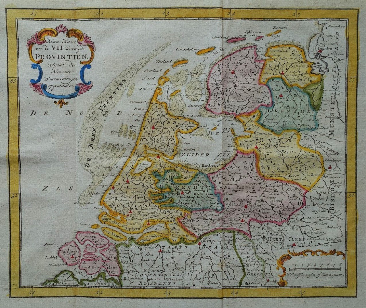 7 provinciën - JC de Roeder - 1791