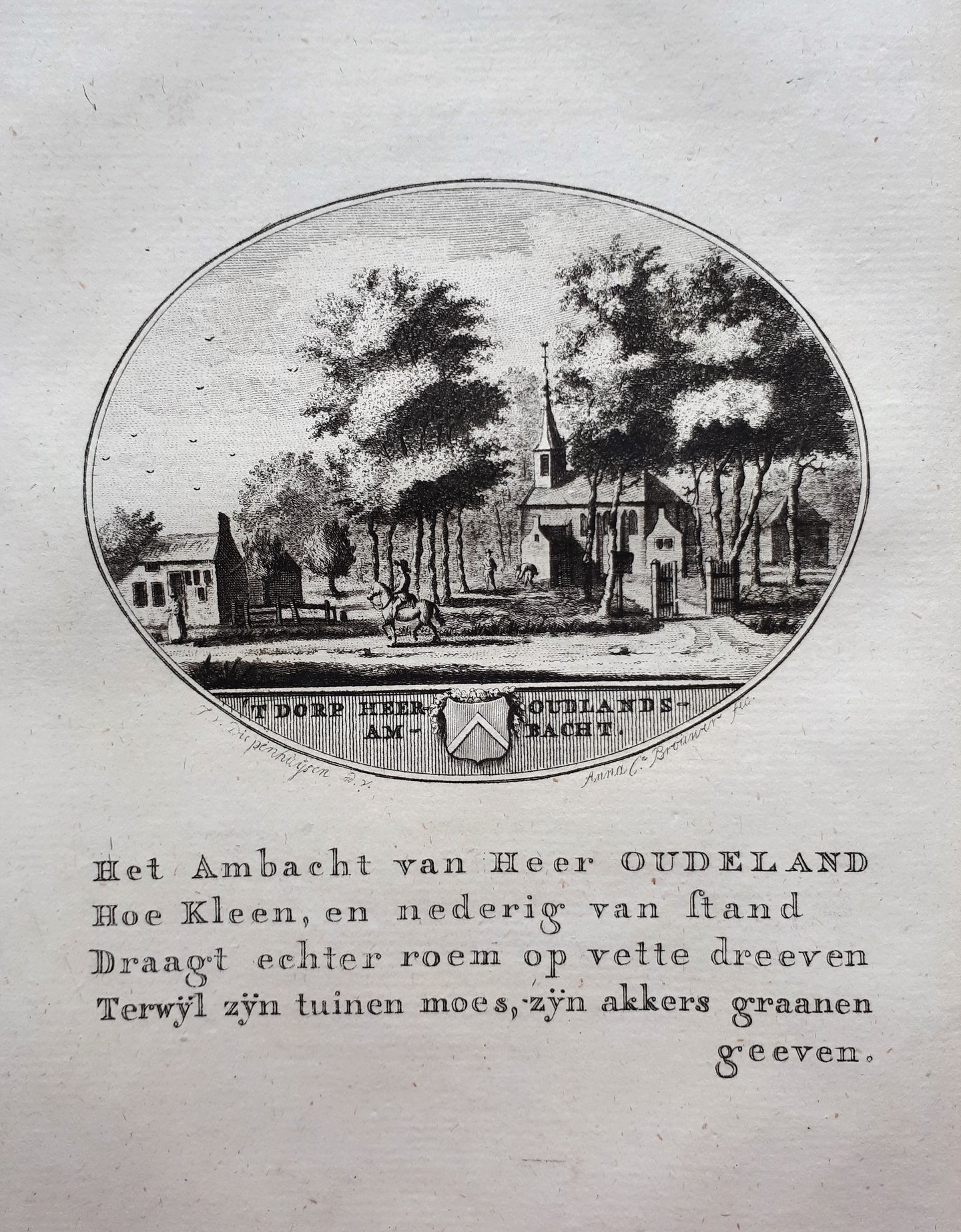 ZWIJNDRECHT: Heer-Oudelands-Ambacht - Van Ollefen & Bakker - 1793