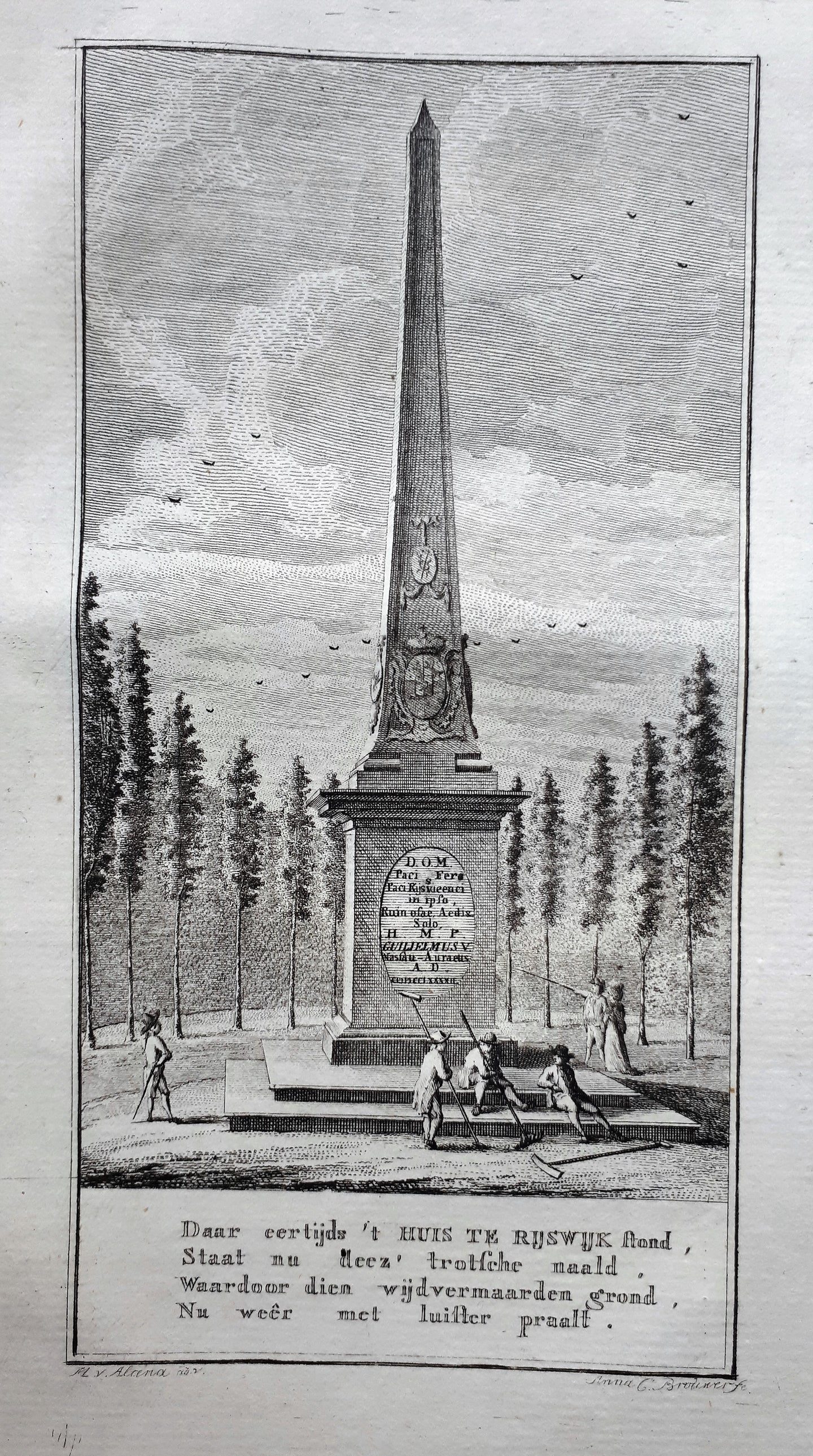 RIJSWIJK Naald van Rijswijk - Van Ollefen & Bakker - ca. 1794