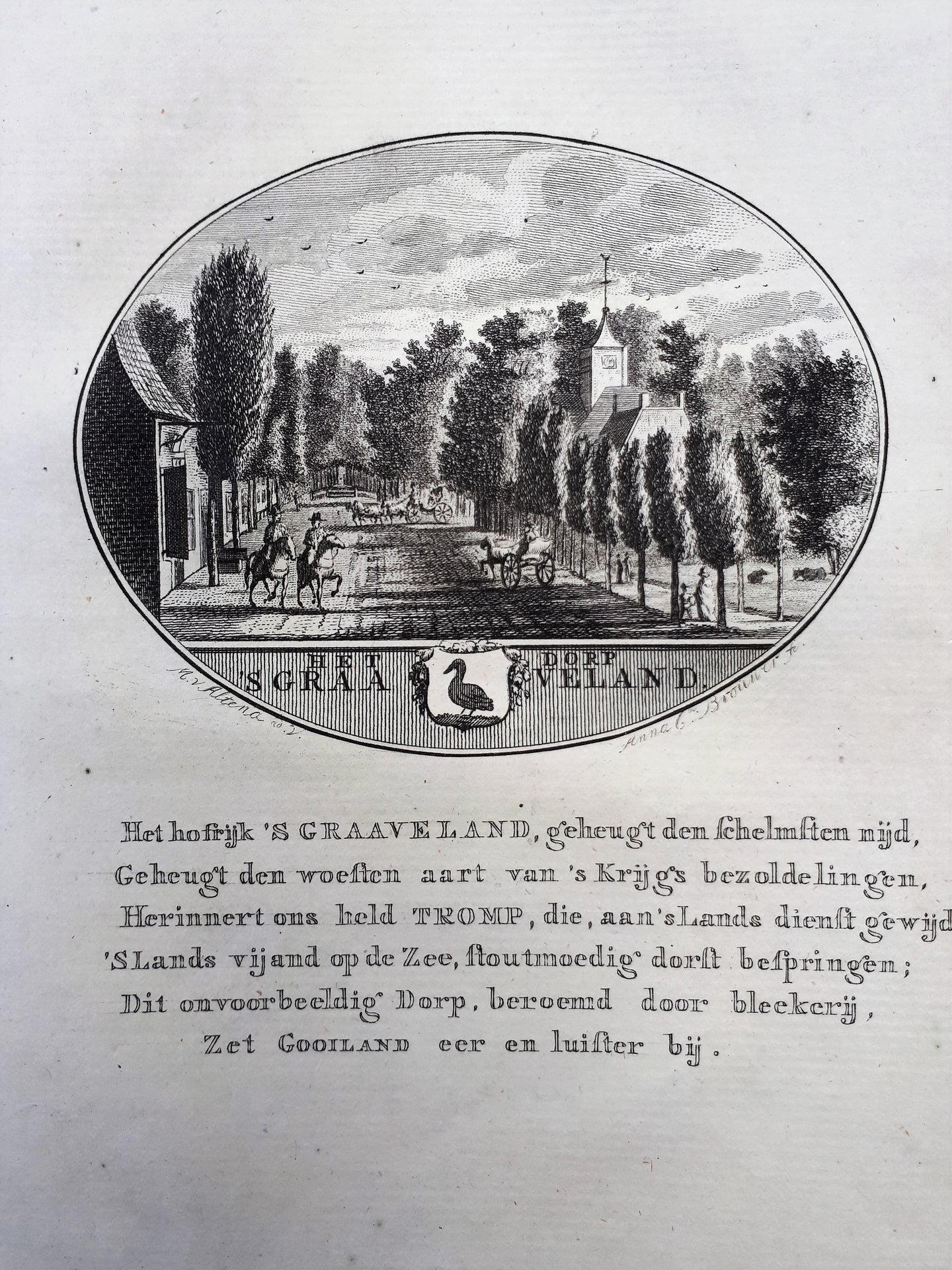GRAVELAND 'S 's-Graveland - Van Ollefen & Bakker - 1793