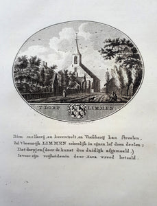 LIMMEN Dorpsgezicht - Van Ollefen & Bakker - 1793