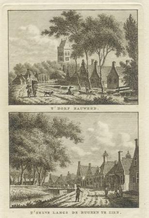 RAUWERD Twee gezichten op een blad - KF Bendorp - 1793