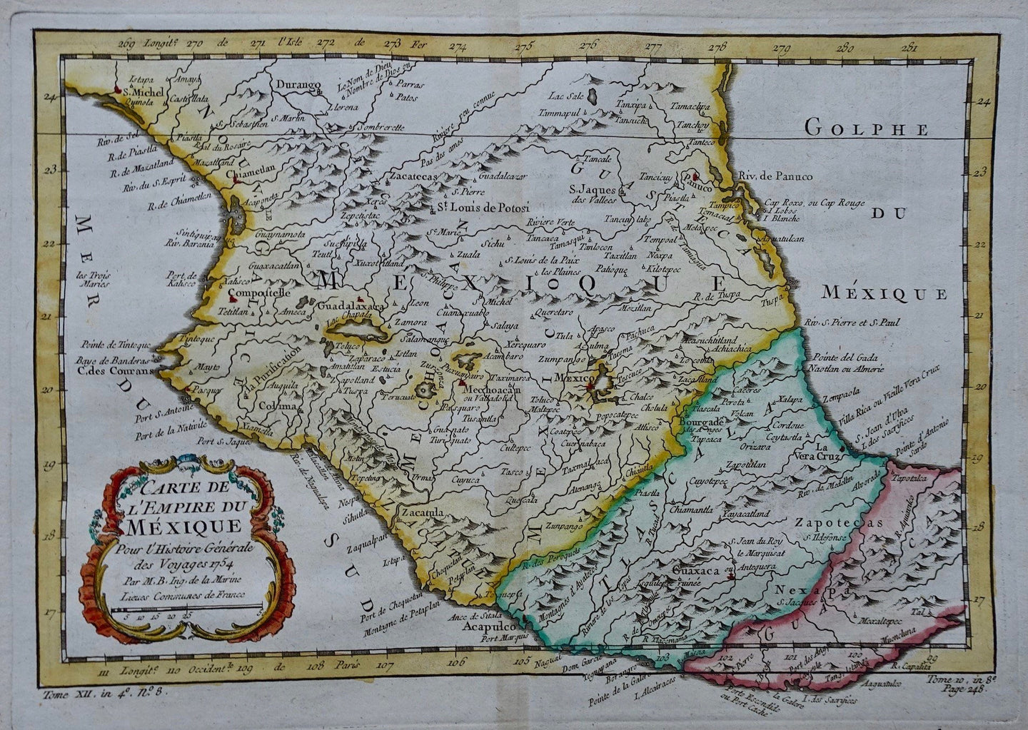 Mexico - JN Bellin - 1758