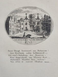LEIDEN Burcht - Van Ollefen & Bakker - 1793