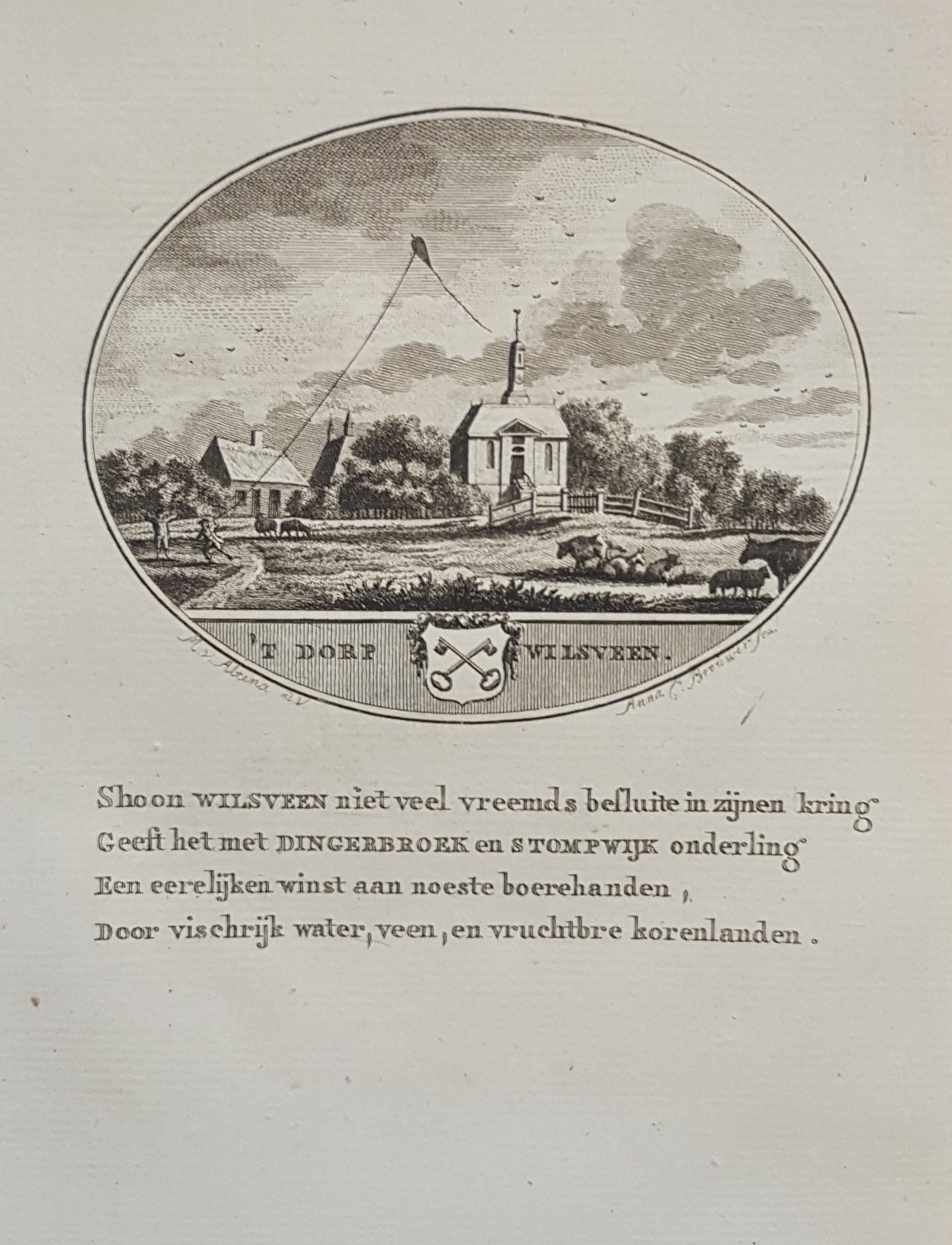 LEIDSCHENDAM: Wilsveen - Van Ollefen & Bakker - 1793