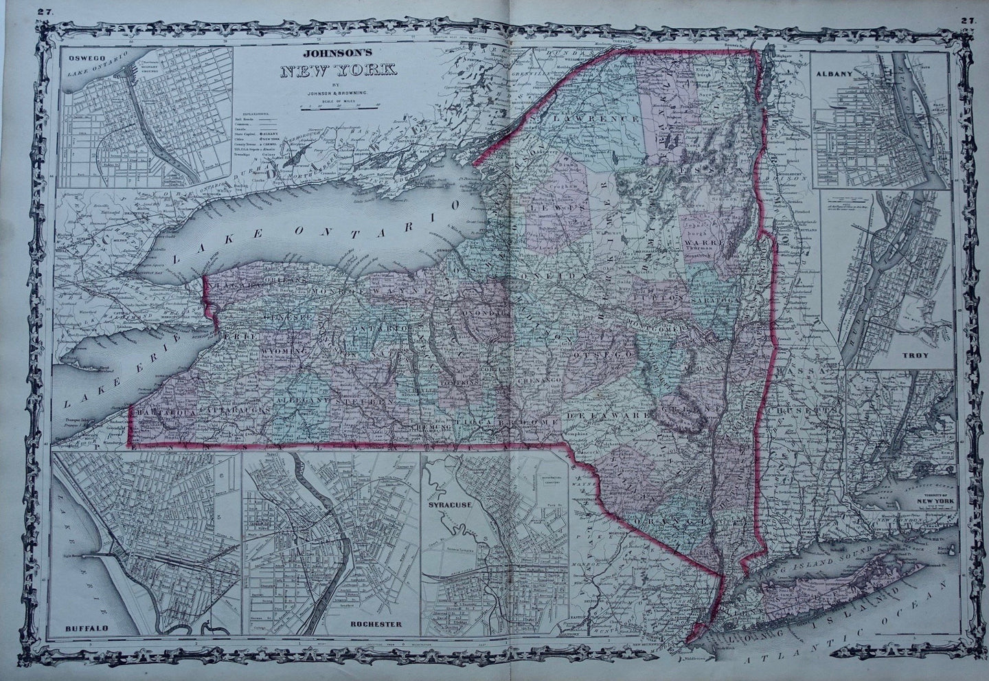 Verenigde Staten New York - Johnson & Browning - 1862