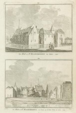 SINT MAARTENSDIJK Het Hof - H Spilman - ca. 1750