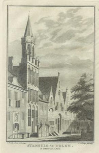 THOLENGezicht op het stadhuis - JC Philips - 1747