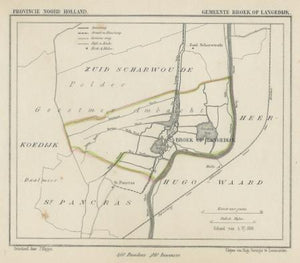 BROEK OP LANGEDIJK - Kuijper/Suringar - ca. 1867