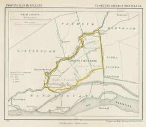 GIESSEN NIEUWKERK - Kuijper/Suringar - 1867