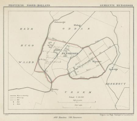 HENSBROEK - Kuijper/Suringar - 1867