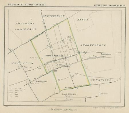 HOOGKARSPEL - Kuijper/Suringar - 1867