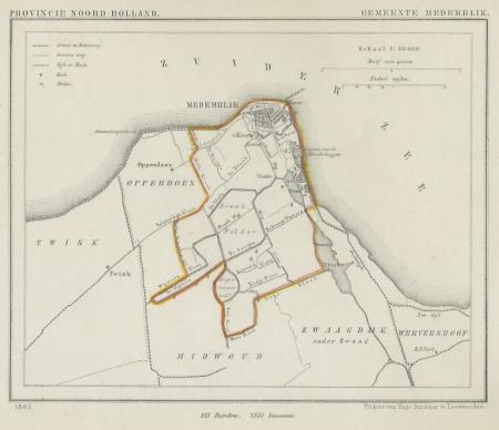 MEDEMBLIK - Kuijper/Suringar - 1865