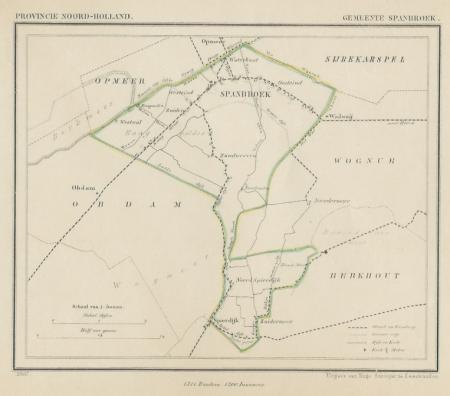 SPANBROEK - Kuijper/Suringar - 1867