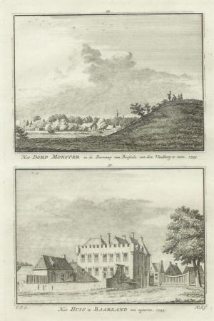 BORSSELE en Huis te Baarland  - H Spilman - ca. 1750