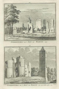 EGMOND AAN DEN HOEF Slot Egmond - H Spilman - ca. 1750