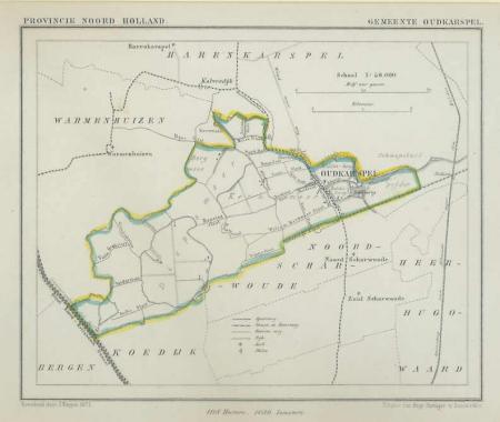 OUDKARSPEL - Kuijper / Suringar - 1875