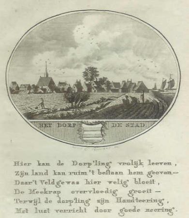 STAD AAN 'T HARINGVLIET - Van Ollefen & Bakker - 1793