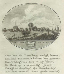 STAD AAN 'T HARINGVLIET - Van Ollefen & Bakker - 1793