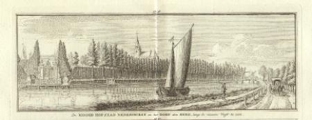 NEDERHORST DEN BERG Ridderhofstad en dorp - H Spilman - ca. 1750