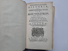 Load image in Gallery view, Holland - Hedendaagsche Historie 5 delen - Isaäk Tirion - 1742