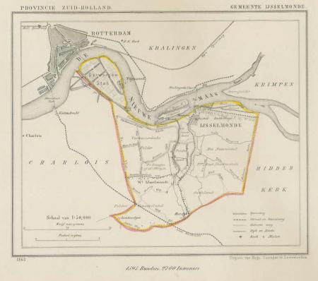 IJSSELMONDE (Rotterdam) - Kuijper / Suringar - 1865