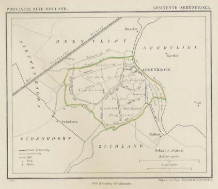 ABBENBROEK - Kuijper/Suringar - 1867