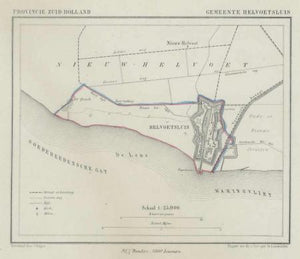 HELLEVOETSLUIS - J Kuijper / H Suringar - ca. 1867