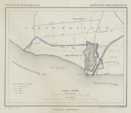 HELLEVOETSLUIS - J Kuijper / H Suringar - ca. 1867