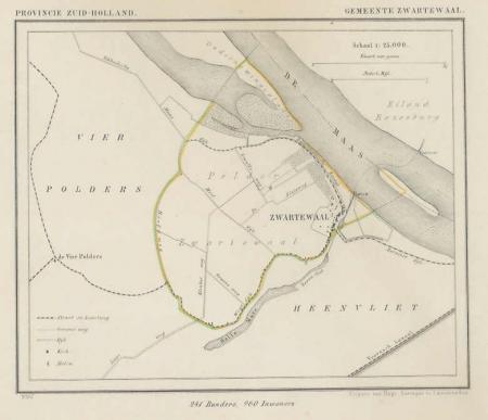 ZWARTEWAAL - Kuijper / Suringar - 1867