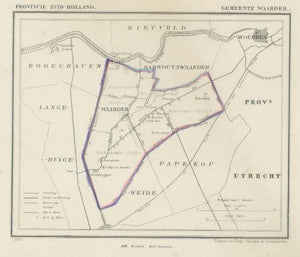 WAARDER - Kuijper / Suringar - 1866