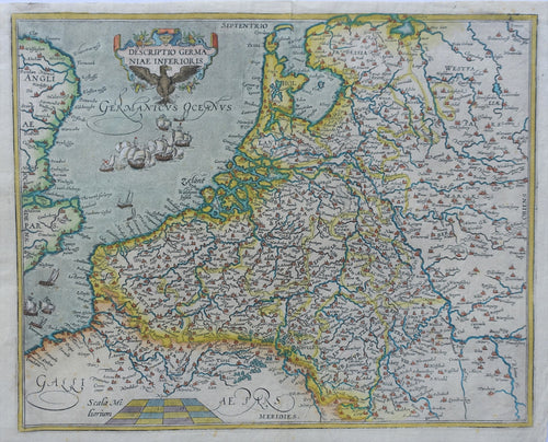 17 provinciën - F Hogenberg / E van Meteren - ca 1593