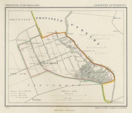 ZEVENHOVEN - Kuijper / Suringar - 1866