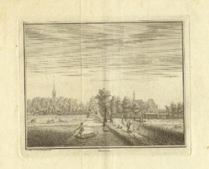 SLOTEN (Amsterdam) Dorpsgezicht - JC Philips - 1736