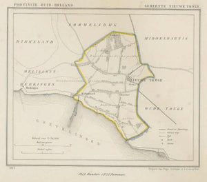 NIEUWE TONGE - Kuijper / Suringar - 1865