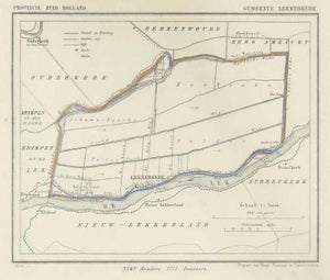 LEKKERKERK - Kuijper / Suringar - 1866