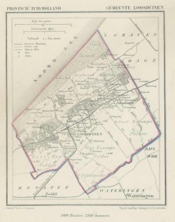 LOOSDUINEN - J Kuijper / H Suringar - ca. 1867