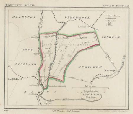 NIEUWLAND - Kuijper / Suringar - 1868