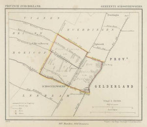 SCHOONREWOERD - Kuijper / Suringar - 1868