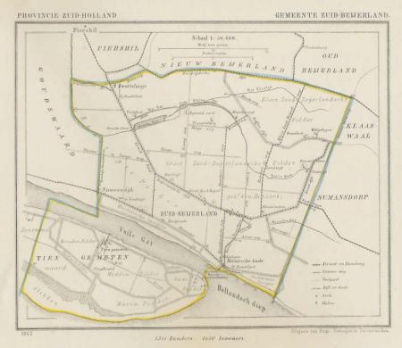 ZUID-BEIJERLAND - Kuijper / Suringar - 1865