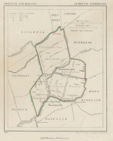 NOORDELOOS - Kuijper / Suringar - 1867