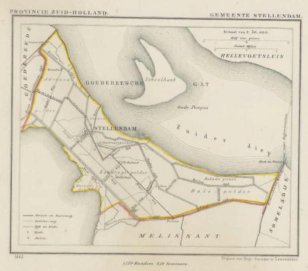 STELLENDAM - Kuijper / Suringar - 1865