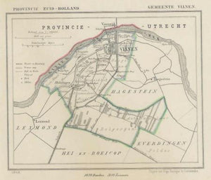 VIANEN - Kuijper / Suringar - 1869