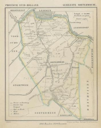 ZOETERWOUDE - Kuijper / Suringar - 1867