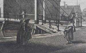Amsterdam Zaagmolenpoort Lijnbaansgracht - P Fouquet - 1783