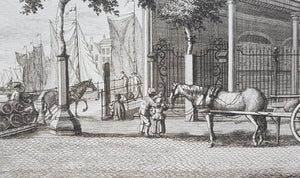 Amsterdam Korenbeurs Damrak - P Fouquet - 1783