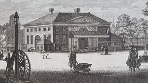 Amsterdam Rembrandtplein Botermarkt - P Fouquet - 1783