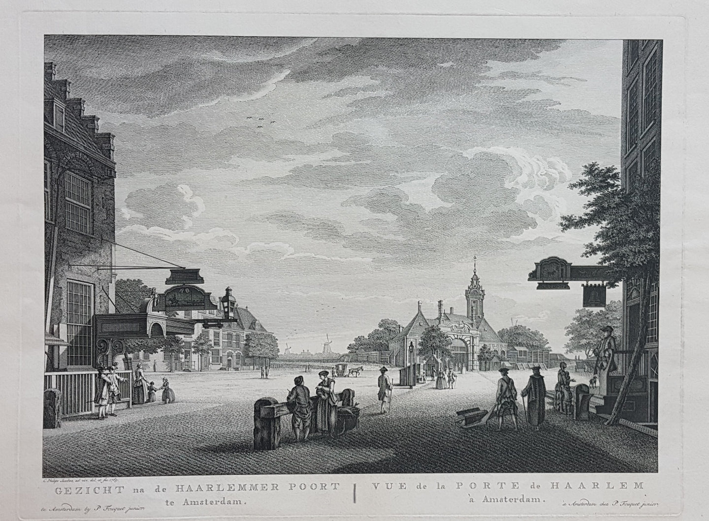 Amsterdam Haarlemmerpoort - P Fouquet - 1783